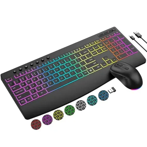 Backlit Combo, Wrist Rest
