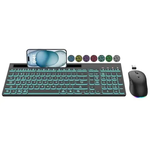 Backlit Combo, Phone Holder